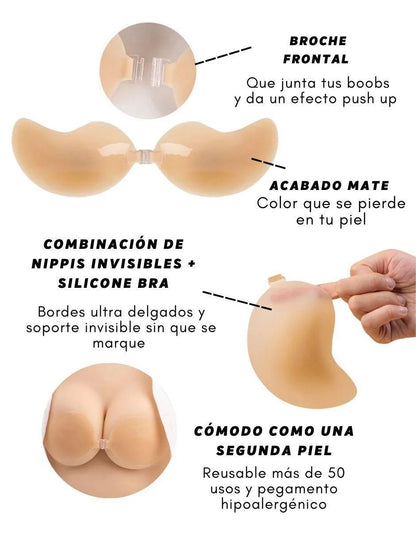 Soutien-gorge en silicone invisible